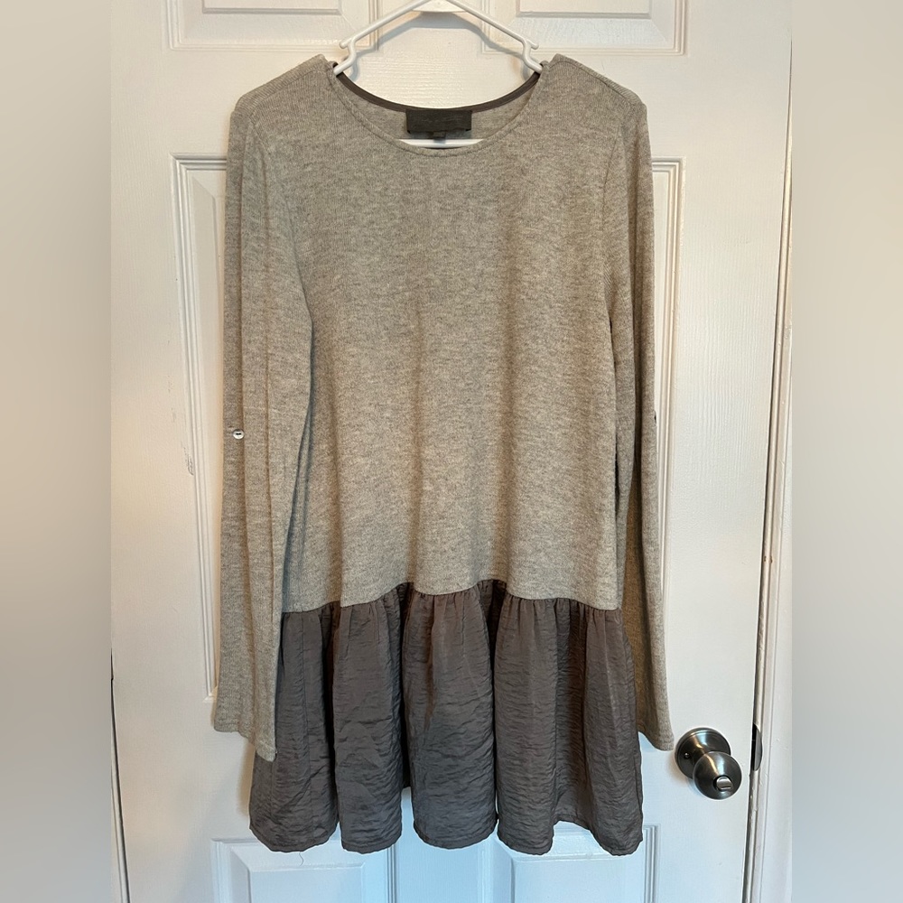Anthropologie Sunday in Brooklyn Sweater with Ruffle Hem - Size Medium